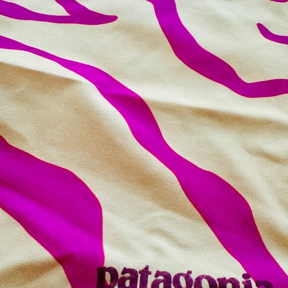 Mens Patagonia Yellow Pink Stretch Hydropeak Gerry Lopez Boardshorts 31 In - Picture 4 of 5